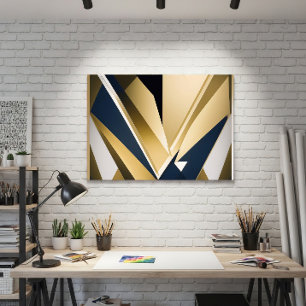 Premium Zakelijke Geometrie Poster