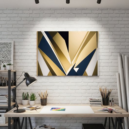 Premium Zakelijke Geometrie Poster