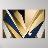 Premium Zakelijke Geometrie Poster (Voorkant)