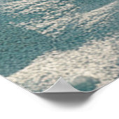Premium Zeeschuimgroene Zeeschelp Kunstprint Poster (Hoek)