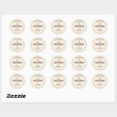 Premium Zelfgemaakte Vijgenjam Label Sticker (Vel)