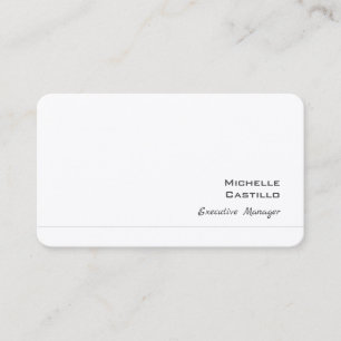 Premium Zijde Eenvoudig Vrouwelijk Minimalistisch Visitekaartje