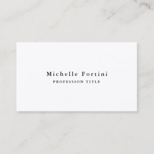 Premium Zijde Elegant Eenvoudig Minimalistisch Visitekaartje