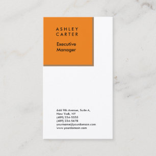 Premium zijde elegant wit minimalistisch modern visitekaartje