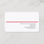 Premium - Zijde plaat - Professioneel, modern, zwa Visitekaartje (Achterkant)