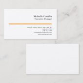 Premium Zijde Professioneel Minimalistisch Modern Visitekaartje (Voorkant / Achterkant)