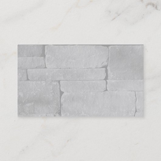 Premium - Zijde professionele minimalistische grij Visitekaartje (Achterkant)