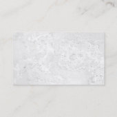 Premium - Zijde professionele minimalistische grij Visitekaartje (Achterkant)