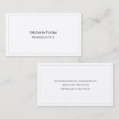 Premium - zijderupsentandant eenvoudig minimalisti visitekaartje (Voorkant / Achterkant)