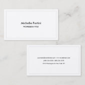 Premium - zijderupsentandant eenvoudig minimalisti visitekaartje (Voorkant / Achterkant)