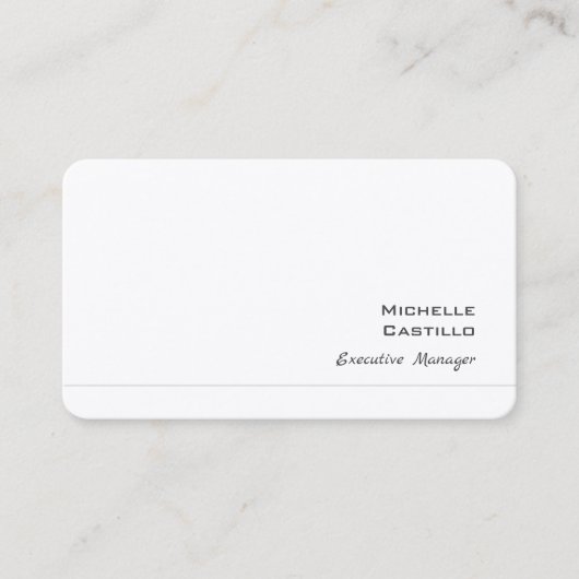 Premium - Zijderzijde - Minimale dikte Visitekaartje (Voorkant)