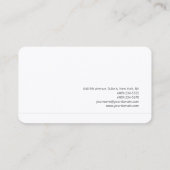 Premium - Zijderzijde - Minimale dikte Visitekaartje (Achterkant)