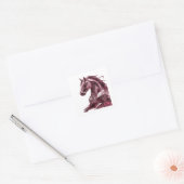 Premium Zilveren Abstract Cadeau Sticker (Envelop)