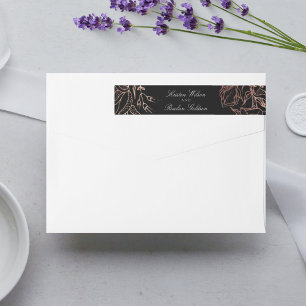 Premium - zwart elegant koper - hardebruiloft