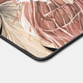 Premium Zwart Pampas Grass Bloemen Tropische Kanto Bureaumat (Hoek)