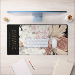 Premium Zwart Pampas Grass Bloemen Tropische Kanto Bureaumat<br><div class="desc">Standout van de menigte - voor de bedrijfseigenaar of promotor van een merk die probeert te shows zijn zij op trend en modern. En of iemand die een boho- of pampasevenement heeft. *Voor extra zazzle kantoorbenodigdheden, adverteren of koopwaar punten om dit punt aan te passen, gelieve ons door het ontwerpercontact...</div>