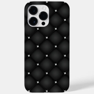 Premium zwart vierkant patroon Case-Mate iPhone 14 pro max hoesje