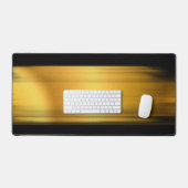 Premium Zwarte Goud Tech Stijl Bureaumat (Keyboard & Muis)