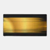 Premium Zwarte Goud Tech Stijl Bureaumat (Voorkant)