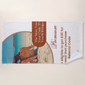 #PremiumBeachTowel Strandlaken (Voorkant)