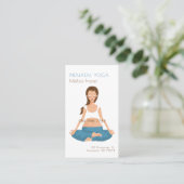 Prenatal Yoga Pilates Business/Instructor Visitekaartje (Staand voorkant)