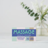 Prenatale massagepastel 2012 visitekaartje (Staand voorkant)