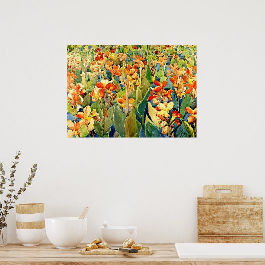 Prendergast - Bloembed Poster (Keuken)