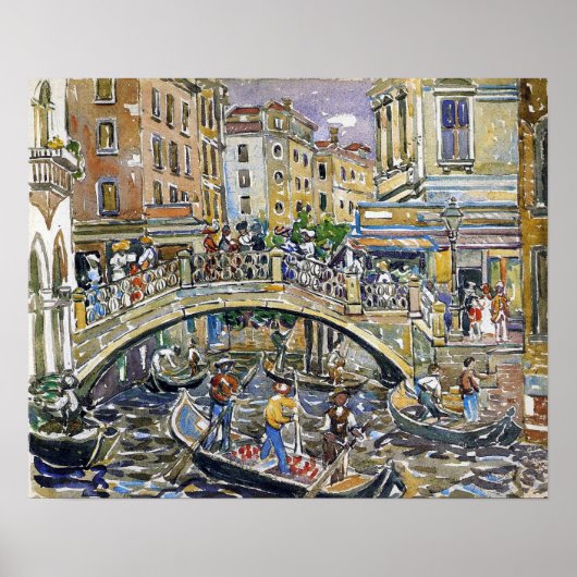 Prendergast - Canal 1912 Poster (Voorkant)