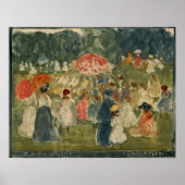 Prendergast - Central Park 1901 Poster (Voorkant)