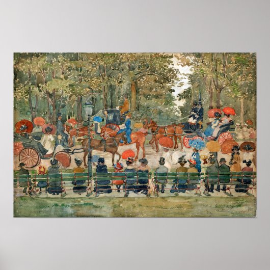 Prendergast - Central Park Poster (Voorkant)