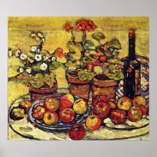 Prendergast - Fruit en Bloemen 1913 Poster (Voorkant)
