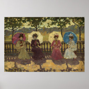 Prendergast - In het Park Paris Poster
