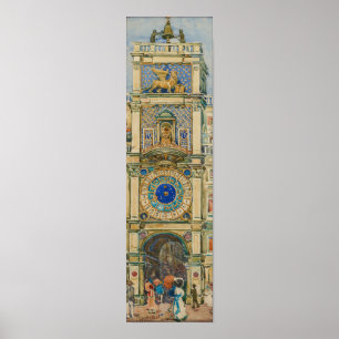 Prendergast - Klokkentoren Venetië Poster