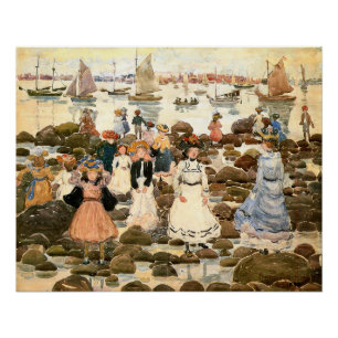 Prendergast - laagwater, Beachmont, Perfect Poster