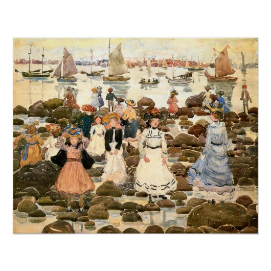 Prendergast - laagwater, Beachmont, Perfect Poster (Voorkant)