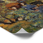 Prendergast - Landschap met figuren Poster (Hoek)