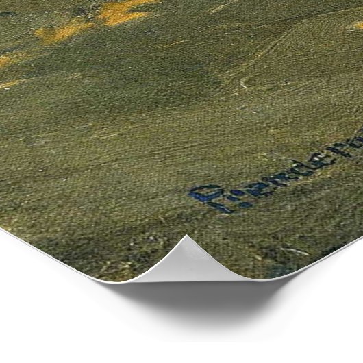 Prendergast - langs de Seine 1894 Poster (Hoek)