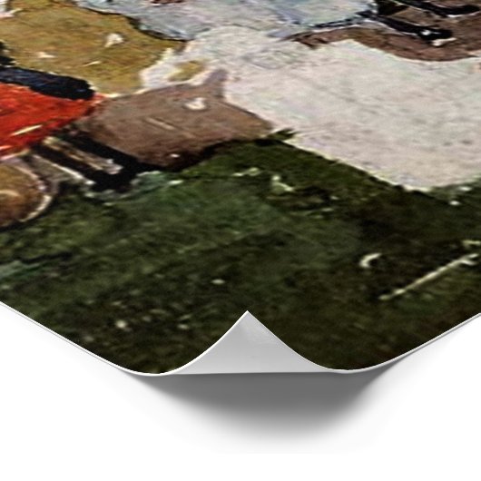 Prendergast - May Day, Central Park Poster (Hoek)