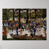 Prendergast - May Day, Central Park Poster (Voorkant)