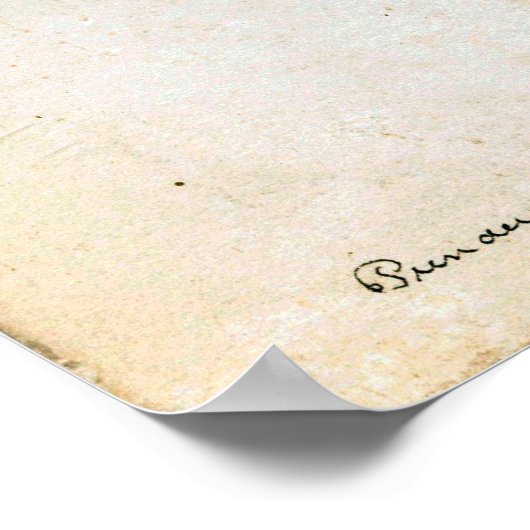 Prendergast - Paraplu's in de regen Venetië Poster (Hoek)