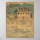 Prendergast - Parijse Omnibus 1893 Poster (Voorkant)