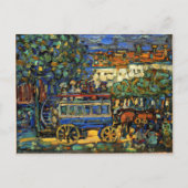 Prendergast - Paris Omnibus Briefkaart (Voorkant)