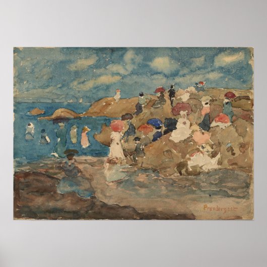 Prendergast - Revere Beach Poster (Voorkant)