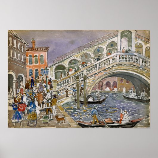 Prendergast - Rialtobrug Poster (Voorkant)