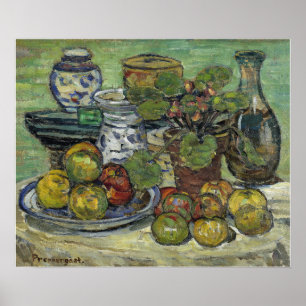 Prendergast - Stilleven met appels Poster