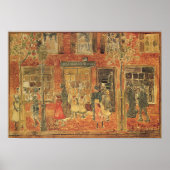 Prendergast - Straatbeeld 1894 Poster (Voorkant)
