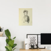 Prendergast - Vrouw borstlengte Poster (Thuiskantoor)