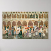 Prendergast - zonlicht op de Piazzetta Poster (Voorkant)