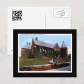 Prendergrast Library, Jamestown NY 1920s  Briefkaart (Voorkant / Achterkant)