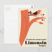 Prendre des vacances pour Limousin France Briefkaart (Voorkant / Achterkant)